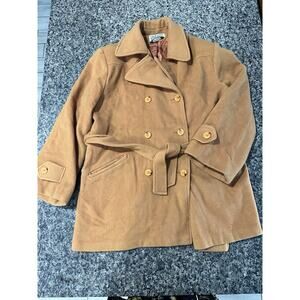 VTG VISION WOMENS WOOL COAT Size 16